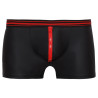 Svenjoyment Boxer avec zip Tillio Noir-Rouge